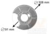 VAN WEZEL 0646374 Splash Panel, brake disc